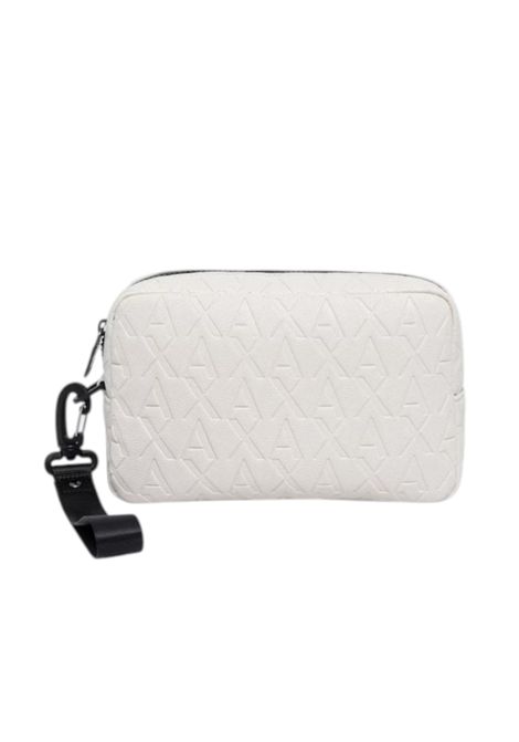 Pochette con logo goffrato all over ARMANI EXCHANGE | Beauty Case | XM001272 AF12133U1074